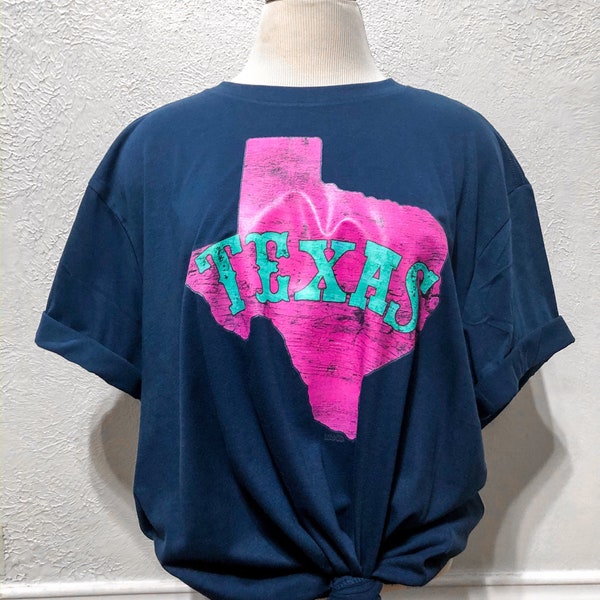 Texas T-Shirt, XL, Navy, George