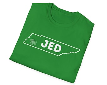 Tennessee JED State Outline T-Shirt inspired by Grateful Dead lyrics