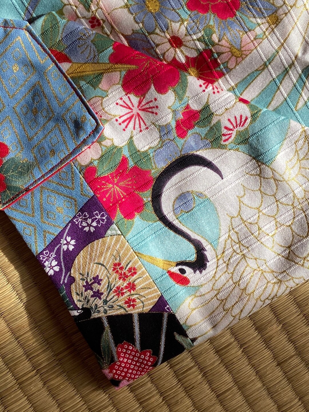 Japanese Azuma Bag Origami Bag Tote Bag in Japanese Fabric Etsy