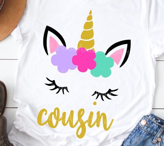 Download Cousin Svg Cousins Svg Unicorn Svg Shirt Svg Summer Etsy PSD Mockup Templates