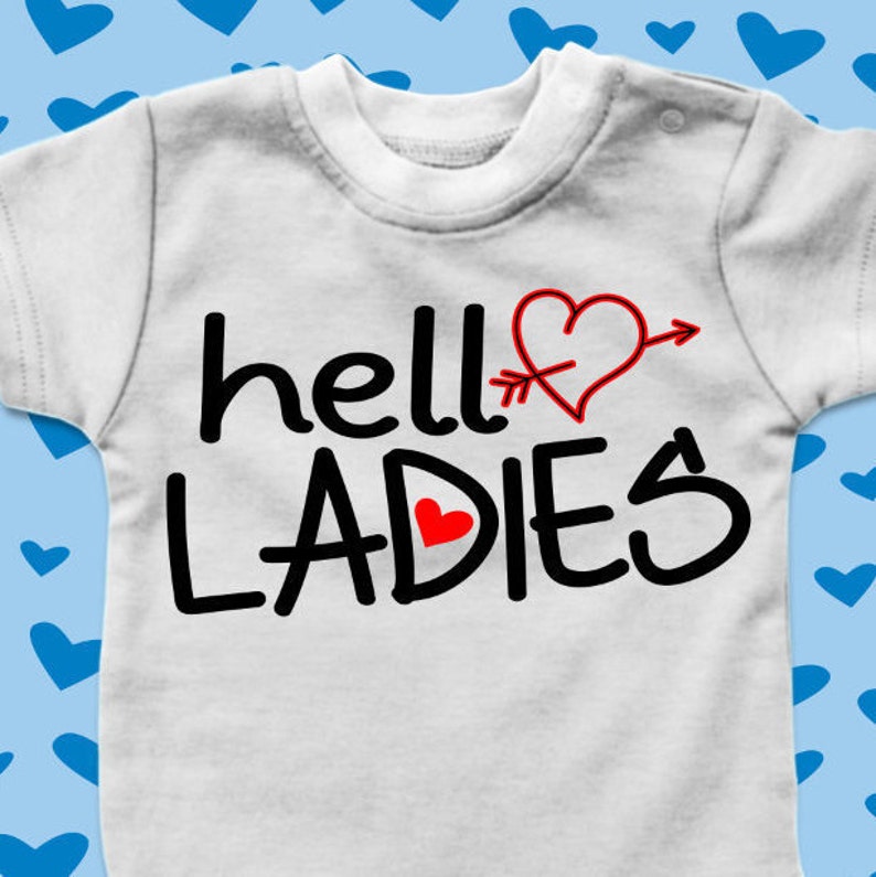 Download Boy Valentine's Svg Valentine svg Hello Ladies svg | Etsy