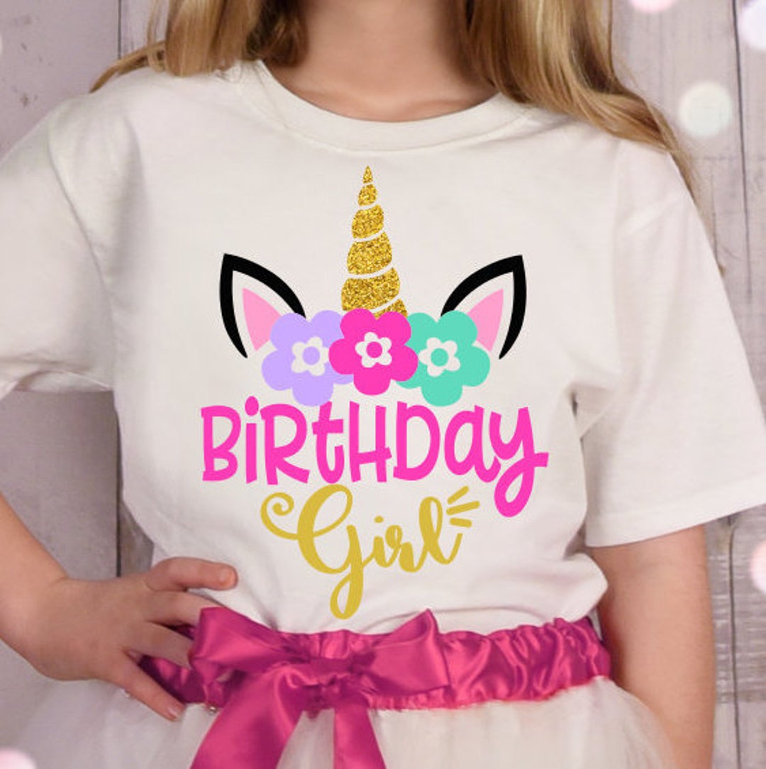 Unicorn Birthday SVG File UNICORN SVG Shirt Svg - Etsy