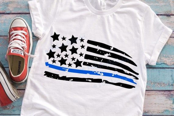 thin blue line converse