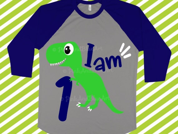 Download One Svg Birthday Boy Svg Dinosaur Svg T Rex Svg 1 Svg Etsy
