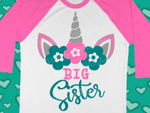 Download Big Sister Svg Files Sister Svg Unicorn Design Unicorn Etsy
