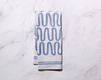 Sticky Toffee Kitchen Towels 100% Cotton Blue Dish Towels, Hand Towels, Tea  Towels for Drying Dishes, 28 in x 16 in