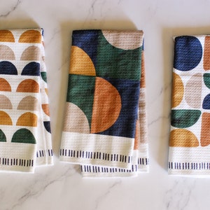 Geo Boho Dish Towel Trio 3pk 16''x24'' image 5