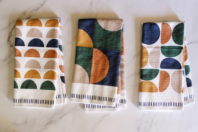 Geo Boho Dish Towel Trio 3pk 16''x24'' image 5