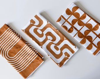 Rusted Boho Dish Towel Trio - 3pk - 16''x24''