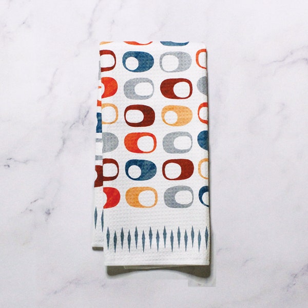 Mid Century Modern Towel - Etsy