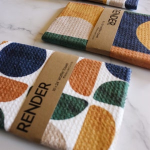 Geo Boho Dish Towel Trio 3pk 16''x24'' image 6