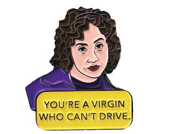 Virgin Who Can't Drive Enamel Pin | Brittany Murphy Pin