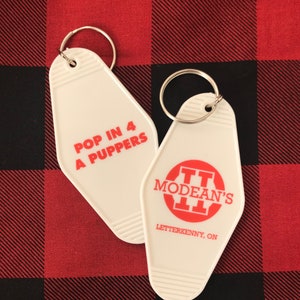 Modean's II Vintage Key Tag Inspired by Letterkenny