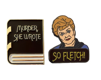 Jess Fletcher Enamel Pin Set