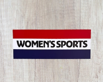 Adesivo de para-choque esportivo feminino