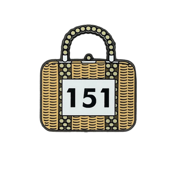 Sophia Wicker Purse Enamel Pin