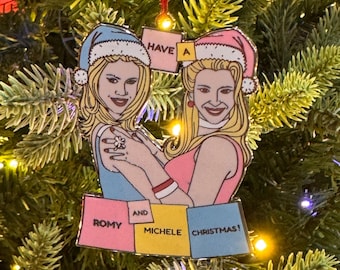 Have A Romy & Michele Christmas Hard Enamel Christmas Ornament