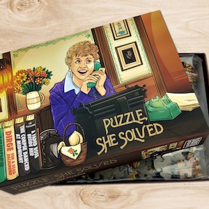 Puzzle She Solved Jigsaw Puzzle Inspired by Murder She Wrote