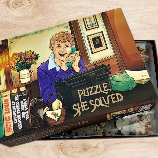 Puzzle She Solved Jigsaw Puzzle Inspired by Murder She Wrote