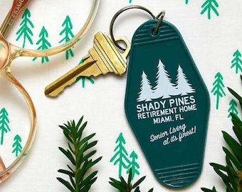 Shady Pines Key Tag | Motel Key Tag