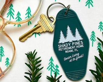 Shady Pines Key Tag | Golden Girls Inspired Keychain