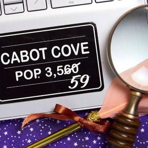 Cabot Cove Sign Vinyl Sticker 2-pack