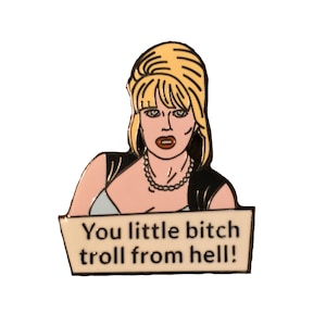 Absolutely Patsy Enamel Pin | Inspired by Ab Fab | Patsy Stone | Pin Badge