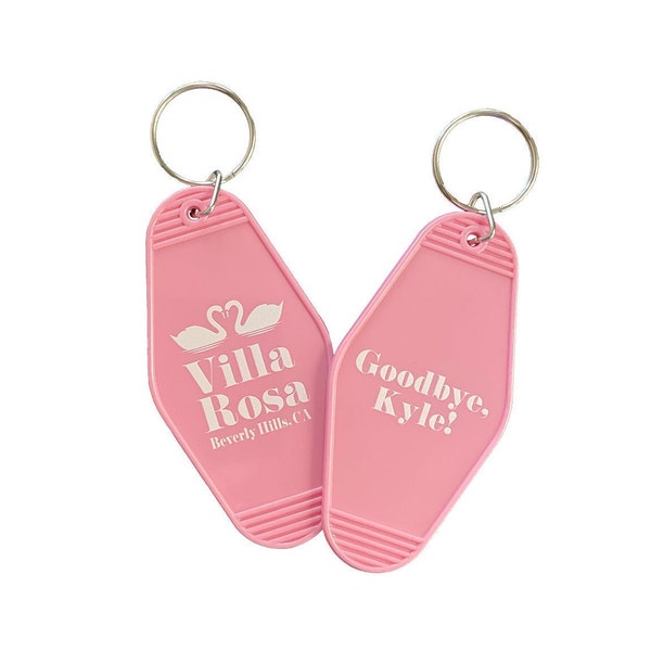 Villa Rosa Key Tag | RHOBH Inspired | Housewives Motel Key Tag