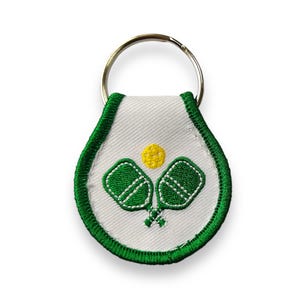 Llavero con parche de Pickleball