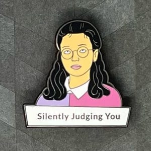 Absolutely Saffy Enamel Pin | Inspired by Ab Fab