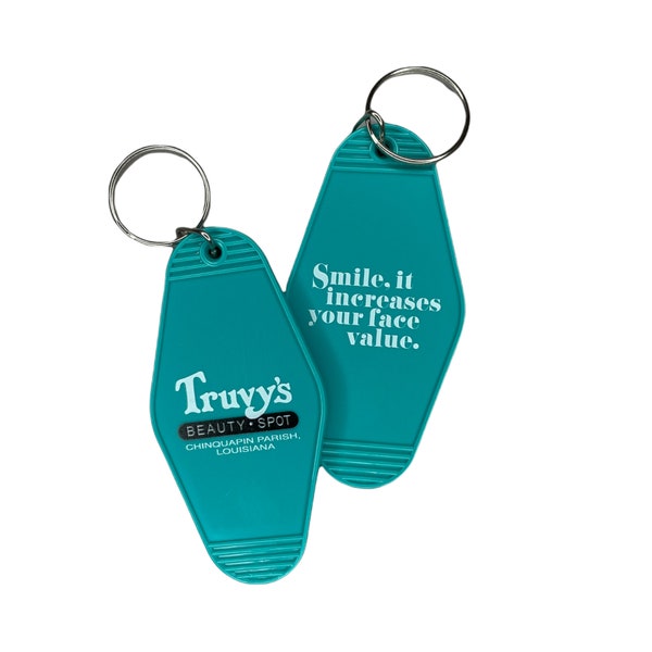 Truvy's Beauty Spot Key Tag | Retro Motel Keychains