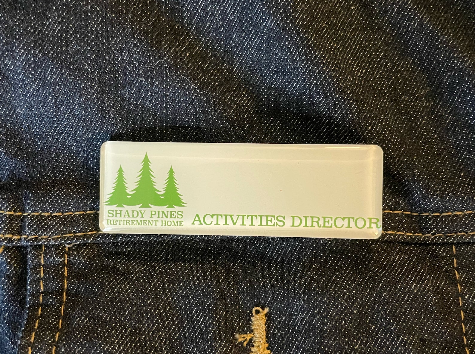 Shady Pines Activities Director Name Tag - Etsy