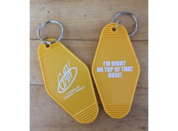 I'm Right on Top of That Rose! General Apparel West Key Tag