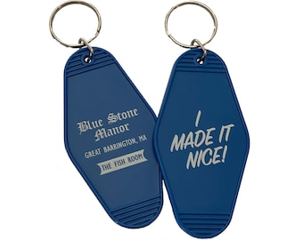Blue Stone Manor Key Tag | RHONY | Motel Key Tag