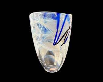 Kosta Boda by Anna Ehrner Contrast 7 7/8” Vase with Original Sticker