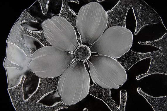 Mats Jonasson Signature Collection Crystal Floral Bowls - Etsy