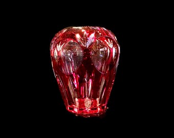 Stuart Crystal Cascade Fuchsia Cut Glass Rose Bowl - Etsy