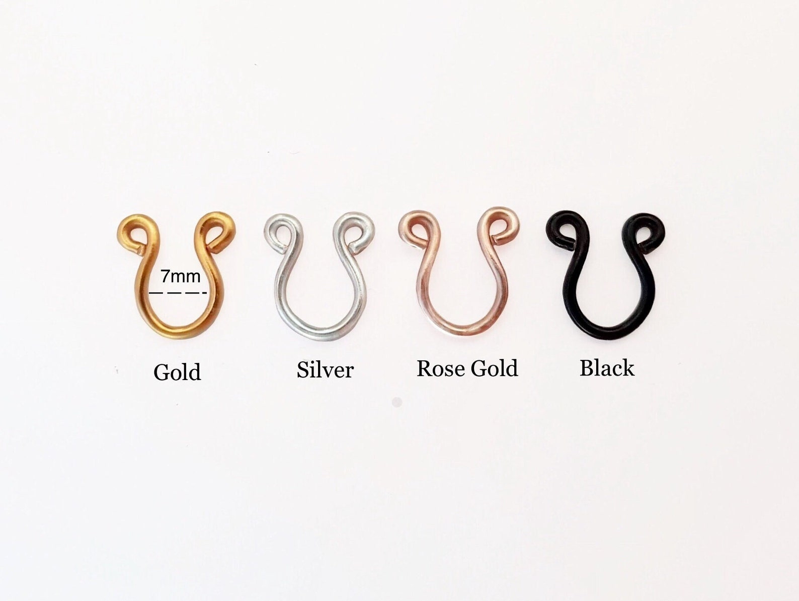 Fake Septum Ring Septum Ring Fake Nose Ring Fake Septum Etsy