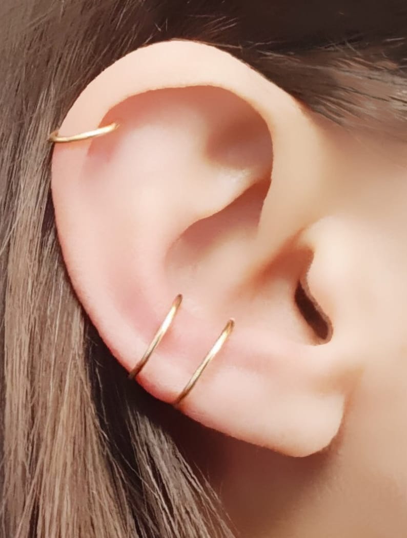 Ear Cuffs No Piercing Ear Wrap Ear Cuff Fake Piercing Etsy