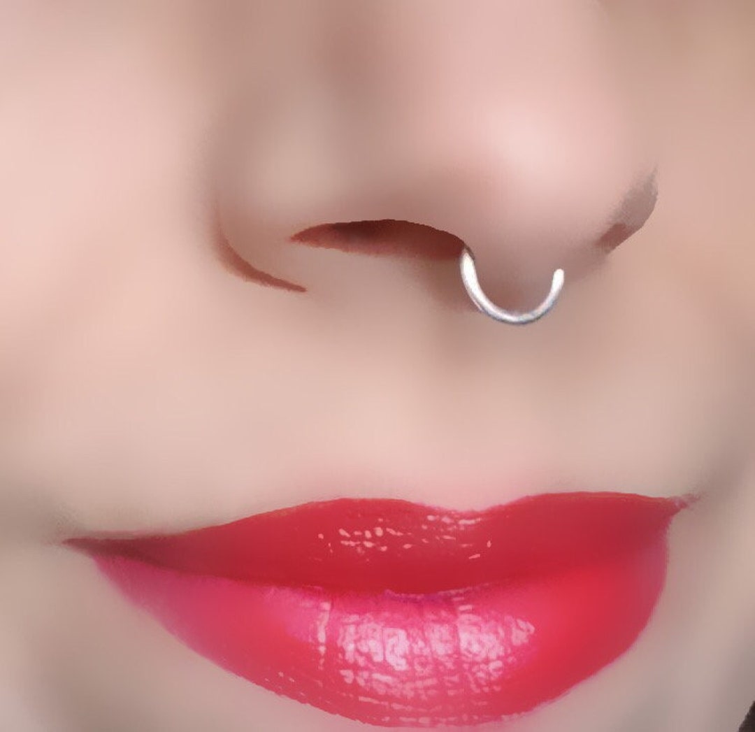 Fake Septum Ring, Fake Septum, Fake Nose Ring, Fake Septum Piercing