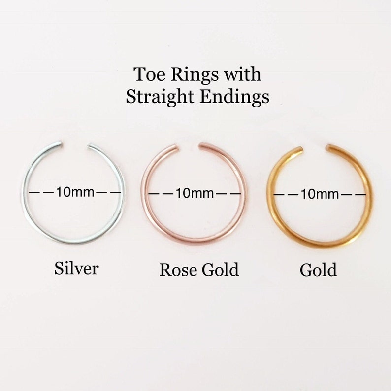 Toe ring, Silver Toe Ring, Rose Gold Toe Ring, Midi Toe Ring, Adjustable Toe ring, Toe Rings, Band Toe Ring, Dainty Toe Ring, Midi Ring 3 colors/toe rings