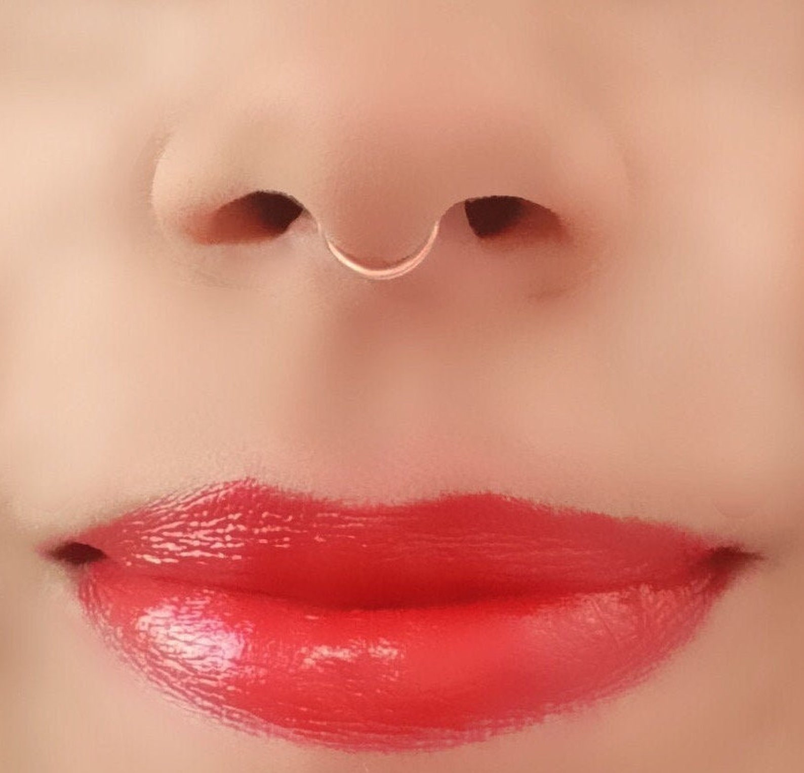 Fake Septum Ring Septum Ring Fake Nose Ring Fake Septum Etsy