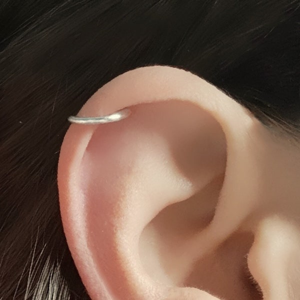 Upper Cartilage Earring, Conch Hoop, Ear Cuff, Ear Cuff No Piercing, Faux Cartilage Piercing, Conch Earring, Ear Wrap, Open Cartliage Hoop