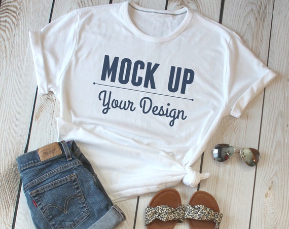 Download Free Bella Canvas Mockup With Wood Background Unisex Jersey Psd The Best Premium And Free Mock Up Templates Free Mockup Template PSD Mockup Templates