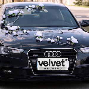Wedding Car Decoration Kit Set also AVAILABLE in RED