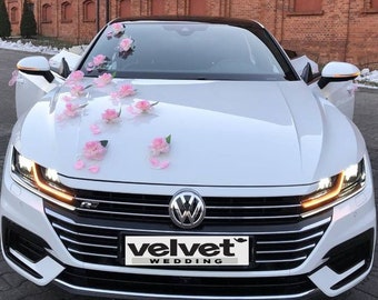 Wedding Car Decoration | Decoration Kit | Flower Decoration | Wedding Car Ribbon | Auto Hochzeit | Decoration Voiture Mariage