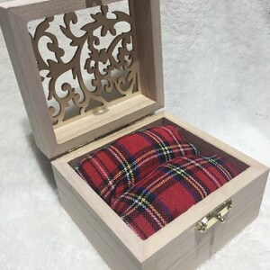 Wedding Ring Box, Engagement Ring Box, Ring Bearer Box, Ring Box Holder, Proposal Ring Box, Wooden Ring box with velvet pillow, Rustic