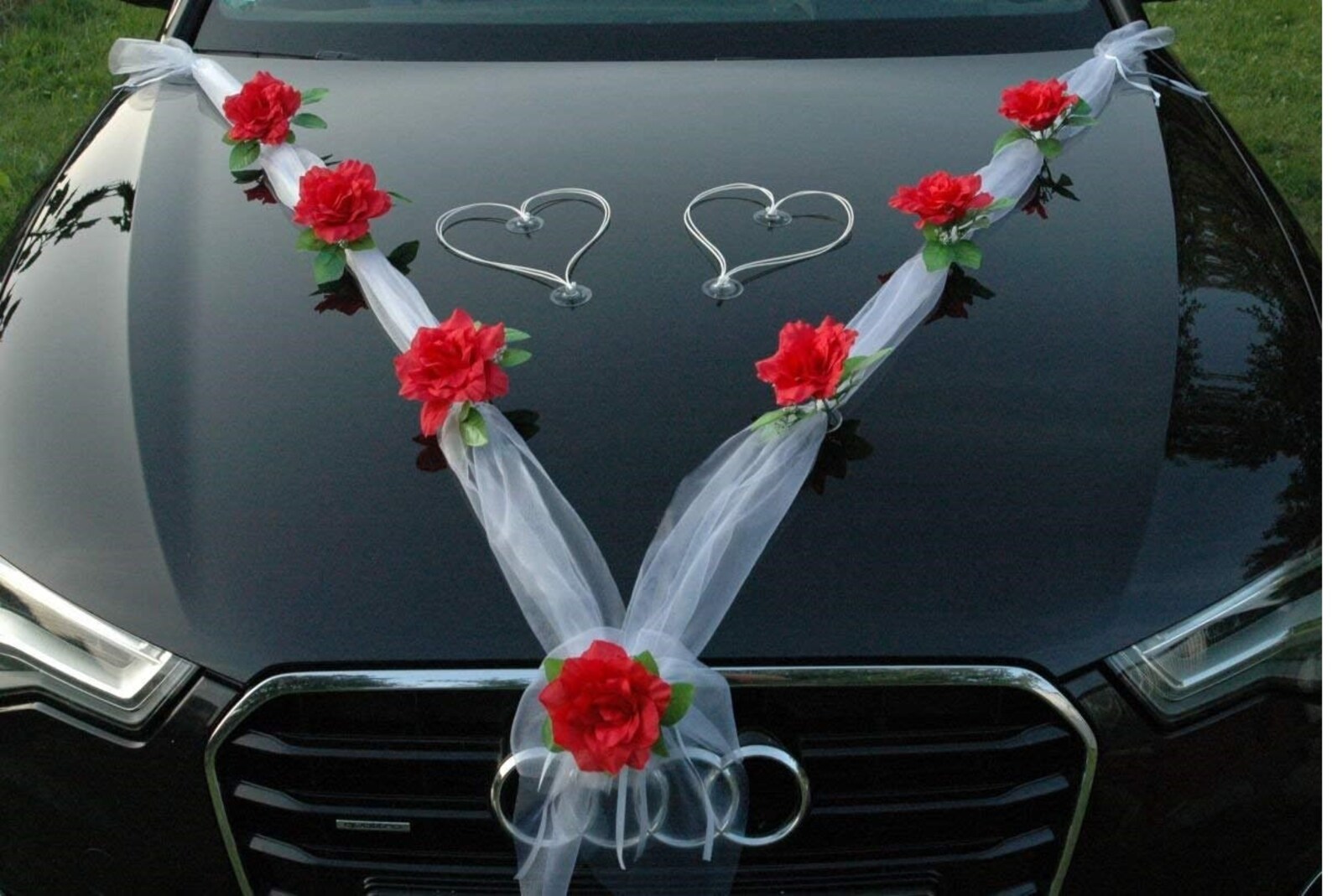 Premium Wedding Car Decoration Kits for Effortless Elegance