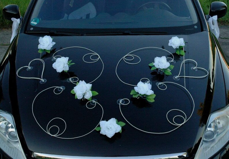 Wedding Car Decorations Wedding Car Kit Unique Flower Decor Wedding
