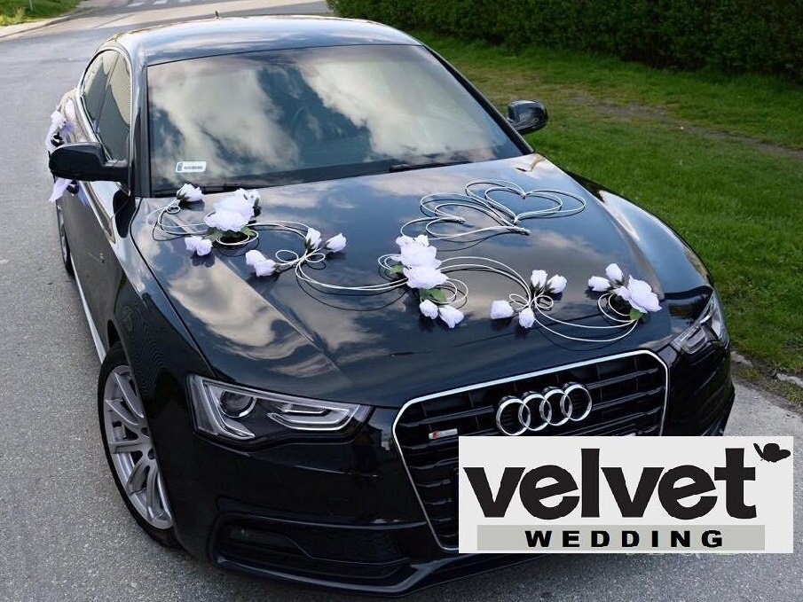 Kit para Coche de Novios Color Plata: Globos Boda de Lámina en Forma de  Corazón, Guirnalda y Latas ❤️